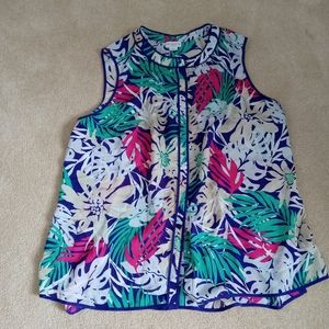 Liz Claiborne 1x button up tank